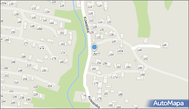 Sułkowice, Kowalska, 150, mapa Sułkowice