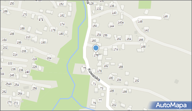 Sułkowice, Kowalska, 176, mapa Sułkowice