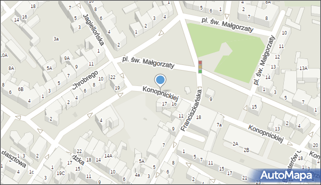 Świdnica, Konopnickiej Marii, 6, mapa Świdnicy