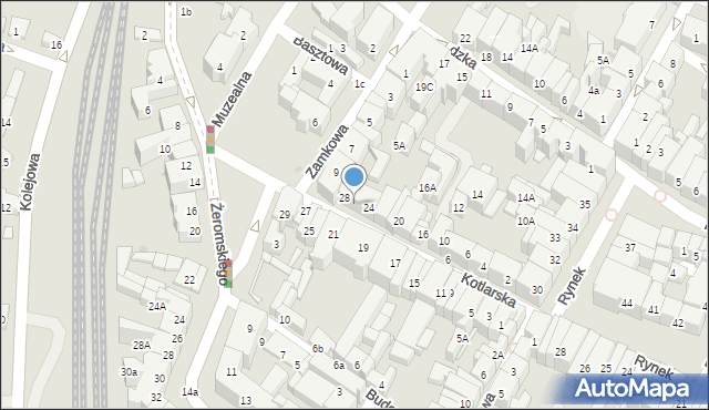 Świdnica, Kotlarska, 26, mapa Świdnicy