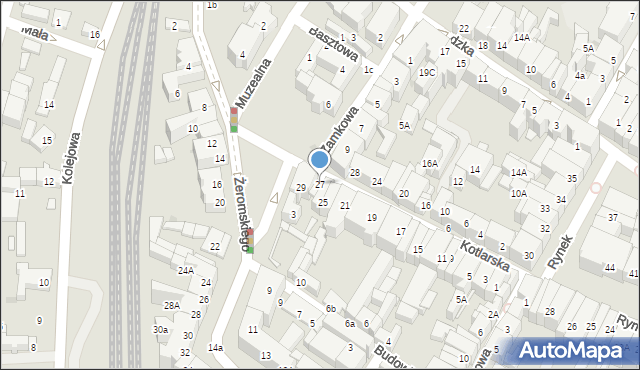 Świdnica, Kotlarska, 27, mapa Świdnicy