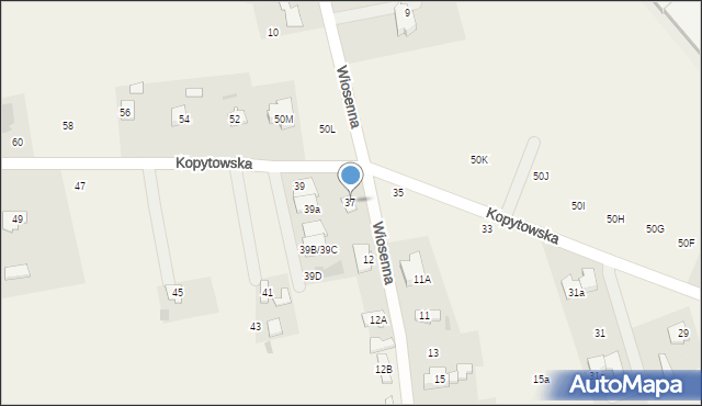 Święcice, Kopytowska, 37, mapa Święcice