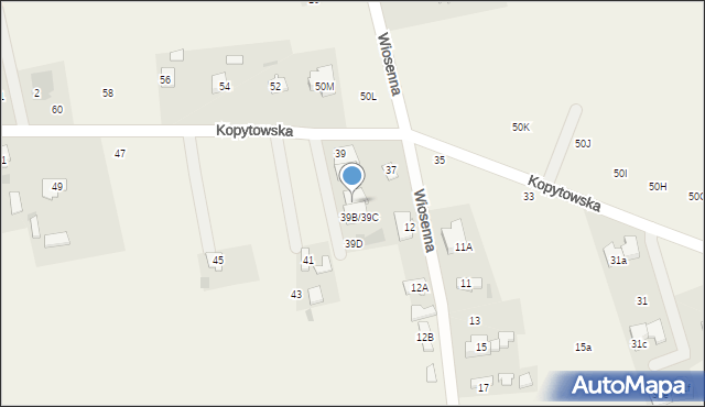 Święcice, Kopytowska, 39b, mapa Święcice