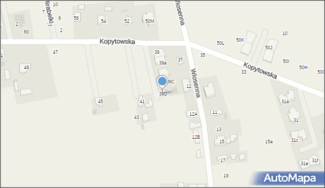 Święcice, Kopytowska, 39D, mapa Święcice