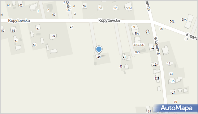 Święcice, Kopytowska, 45, mapa Święcice