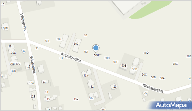 Święcice, Kopytowska, 50H, mapa Święcice