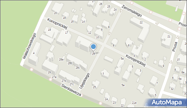 Świnoujście, Konopnickiej Marii, 15, mapa Świnoujście