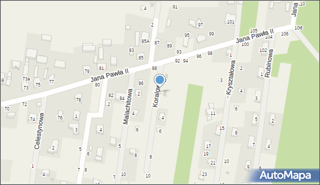 Swolszewice Duże, Koralowa, 2, mapa Swolszewice Duże