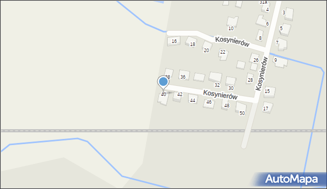 Szamotuły, Kosynierów, 40, mapa Szamotuły