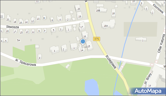 Szczawno-Zdrój, Kolejowa, 15A, mapa Szczawno-Zdrój