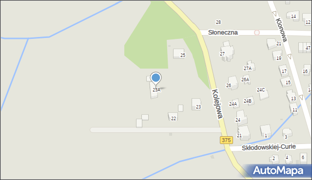 Szczawno-Zdrój, Kolejowa, 23A, mapa Szczawno-Zdrój