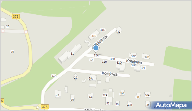 Szczawno-Zdrój, Kolejowa, 32A, mapa Szczawno-Zdrój