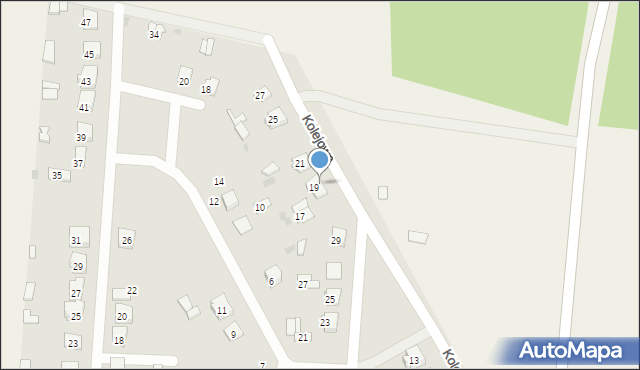 Szczebrzeszyn, Kolejowa, 21A, mapa Szczebrzeszyn