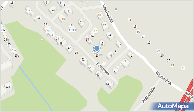 Szczecin, Korczaka Janusza, 23, mapa Szczecina