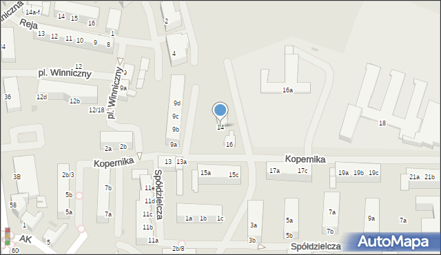 Szczecinek, Kopernika Mikołaja, 14, mapa Szczecinek