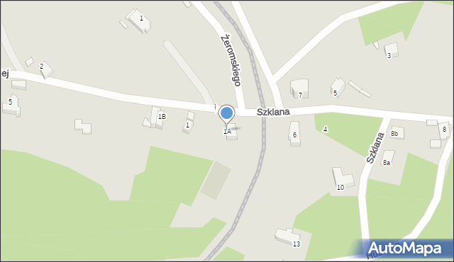 Szklarska Poręba, Konopnickiej Marii, 1A, mapa Szklarska Poręba