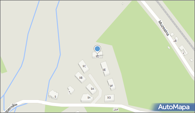 Szklarska Poręba, Kopernika Mikołaja, 9D, mapa Szklarska Poręba