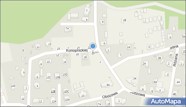 Sztutowo, Konopnickiej Marii, 20, mapa Sztutowo