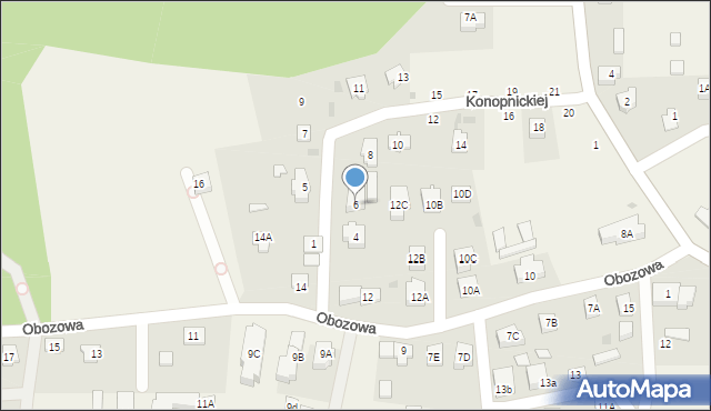 Sztutowo, Konopnickiej Marii, 6, mapa Sztutowo