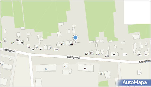 Szydłowiec, Kolejowa, 113, mapa Szydłowiec