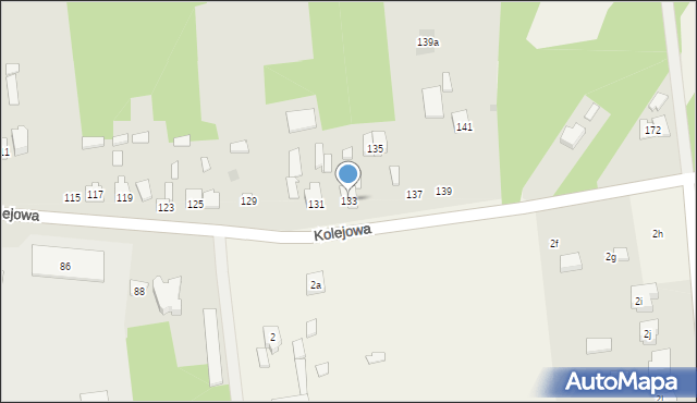 Szydłowiec, Kolejowa, 133, mapa Szydłowiec