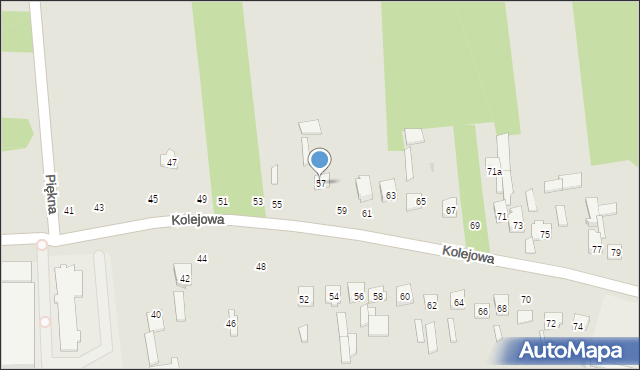 Szydłowiec, Kolejowa, 57, mapa Szydłowiec