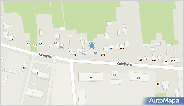 Szydłowiec, Kolejowa, 99, mapa Szydłowiec