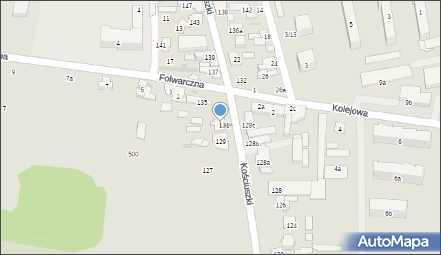 Szydłowiec, Kościuszki Tadeusza, gen., 133, mapa Szydłowiec