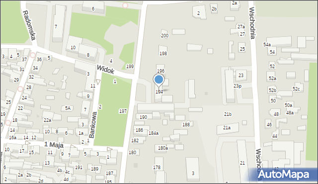 Szydłowiec, Kościuszki Tadeusza, gen., 194, mapa Szydłowiec