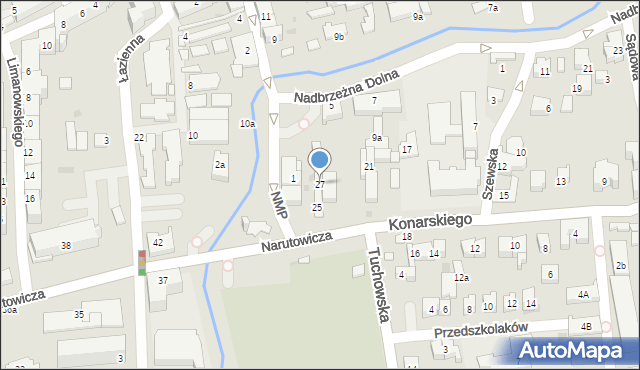 Tarnów, Konarskiego Stanisława, 27, mapa Tarnów