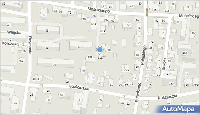 Tarnów, Kościuszki Tadeusza, gen., 31a, mapa Tarnów