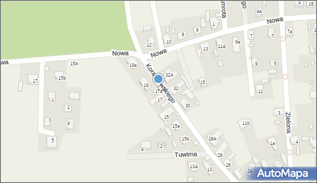 Tarnów Opolski, Koraszewskiego, 17a, mapa Tarnów Opolski