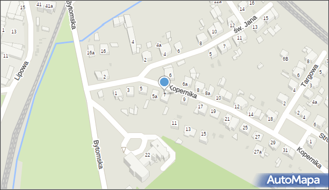 Tarnowskie Góry, Kopernika Mikołaja, 7, mapa Tarnowskie Góry