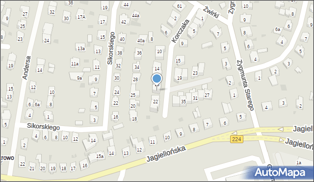 Tczew, Korczaka Janusza, 20, mapa Tczew