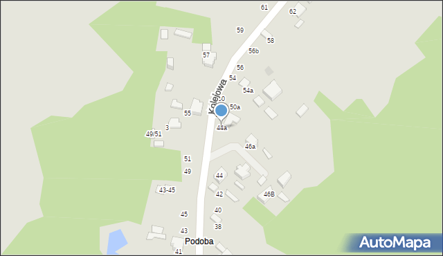 Tomaszów Mazowiecki, Kolejowa, 44a, mapa Tomaszów Mazowiecki