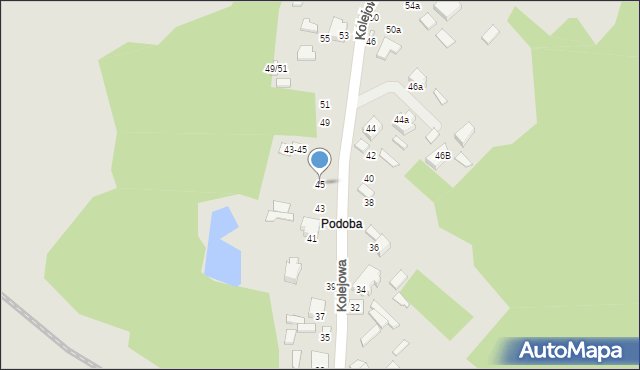 Tomaszów Mazowiecki, Kolejowa, 45, mapa Tomaszów Mazowiecki