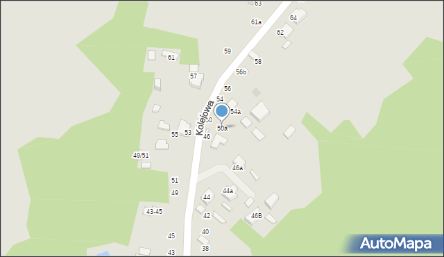 Tomaszów Mazowiecki, Kolejowa, 50a, mapa Tomaszów Mazowiecki