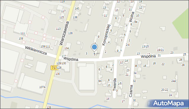 Tomaszów Mazowiecki, Konopnickiej Marii, 5, mapa Tomaszów Mazowiecki