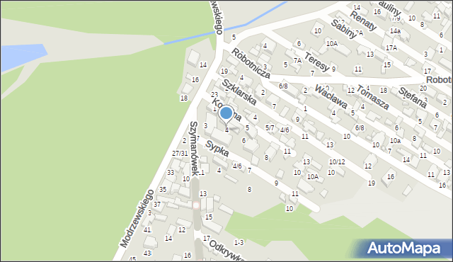 Tomaszów Mazowiecki, Kopalna, 4, mapa Tomaszów Mazowiecki