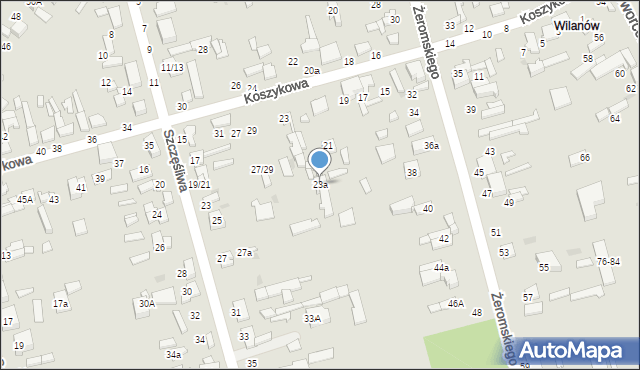 Tomaszów Mazowiecki, Koszykowa, 23a, mapa Tomaszów Mazowiecki