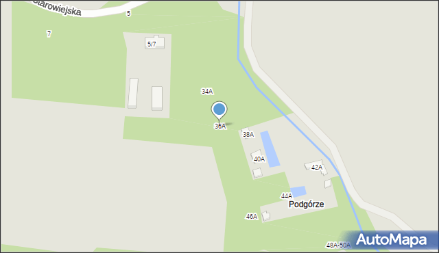 Tomaszów Mazowiecki, Kotlinowa, 36A, mapa Tomaszów Mazowiecki