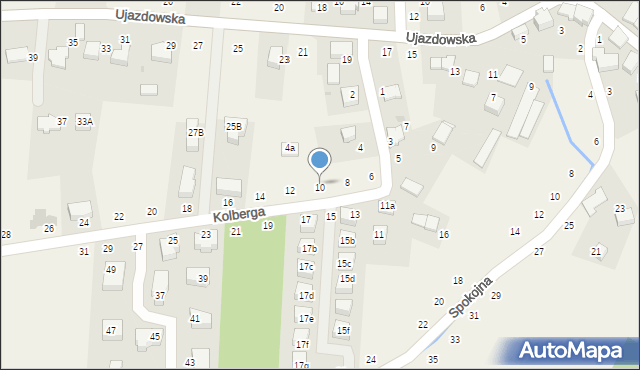 Tomaszowice, Kolberga, 10, mapa Tomaszowice