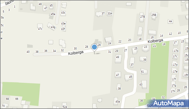 Tomaszowice, Kolberga, 35, mapa Tomaszowice