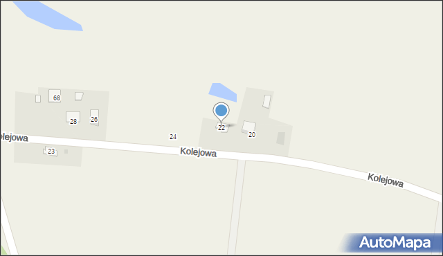 Toporzysko, Kolejowa, 22, mapa Toporzysko