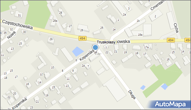 Truskolasy, Kopernika Mikołaja, 3, mapa Truskolasy