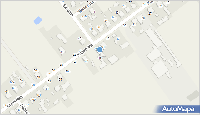 Truskolasy, Kopernika Mikołaja, 45, mapa Truskolasy