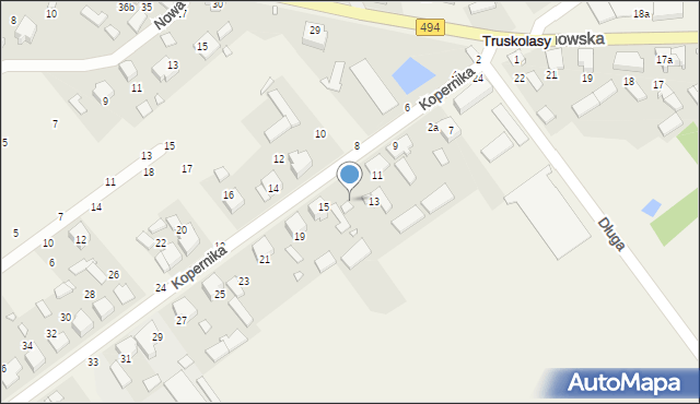 Truskolasy, Kopernika Mikołaja, 9, mapa Truskolasy
