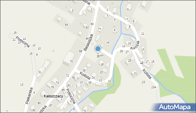 Trzebinia, Kolista, 16, mapa Trzebinia