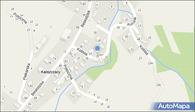 Trzebinia, Kolista, 22, mapa Trzebinia