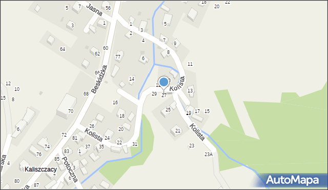 Trzebinia, Kolista, 27, mapa Trzebinia